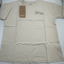 NWT Goumi Kids Tee Shirt Youth SZ 8-9 Year National Forest Bamboo Beige Organic