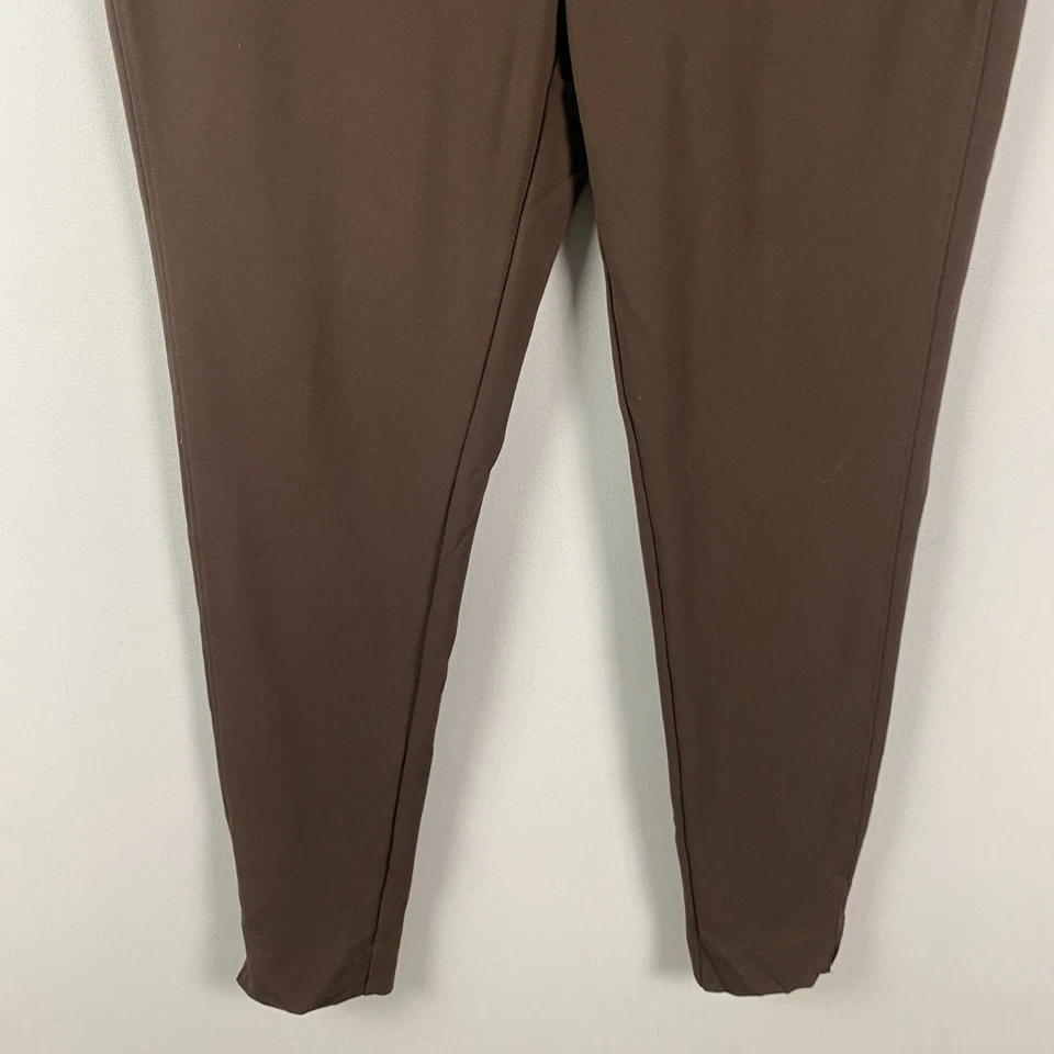 Chicos Brown Tailored Ponte Leggings Pants Size 2 US 12 Large - Image 3 of 4