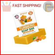 Natural Turmeric Soap Bar for Face & Body – Turmeric Skin Brightening Soap for D