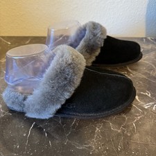 Ugg Scuffette ll Slippers Black Size 7 Brand New 