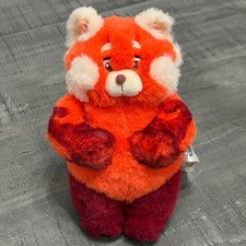 Disney Pixar Turning Red Mei Plush Red Panda With Backpack Stuffed Animal 9  