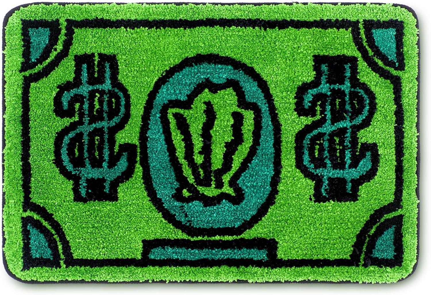 Money Bathroom Rug Gift Cute Bill Door Bath Mat for 2' x 1'2