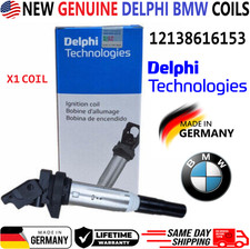 Genuine Delphi X1 Ignition Coil For 2006-2020 Bmw Mini I4 I6 V8 12138616153 Genuine Delphi X1 Ignition Coil For 2006-2020 Bmw Mini I4 I6 V8 12138616153