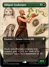 Diligent Zookeeper (Borderless) (327) Avatar: The Last Airbender Regular NM