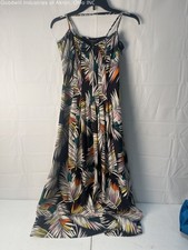 NWT Banana Republic Multicolor Leaf Pattern Women's Sundress, Sz. 0