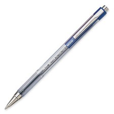 Pilot 30006 Retractable Ballpoint Pen 1mm Blue Ink Translucent