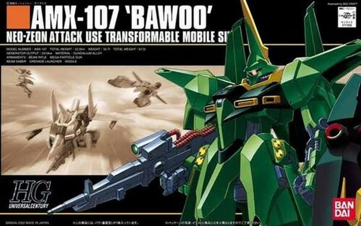 1/144 HGUC AMX-107 Bawoo (Mass Production)