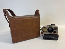 SEARS SPECIAL PRONTO Polaroid Sonar One Step Land Camera w Leather Case UNTESTED