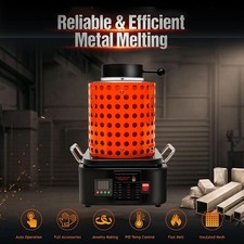 3KG Electric Metal Melting Furnace 110V Gold ...