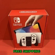 Nintendo Switch OLED Model Handheld Console w/ White Joycons - 64GB White | NEW✅