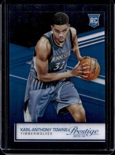 2015-16 Panini Prestige Karl-Anthony Towns Acetate Rookies RC #34 Timberwolves