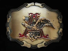 OA09131 VINTAGE 1981 **ANHEUSER-BUSCH** BREWING COMPANY BEER RAINTREE BUCKLE