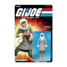 Scarlett Counter Intelligence G.I. Joe Super7 ReAction+ Action Figure