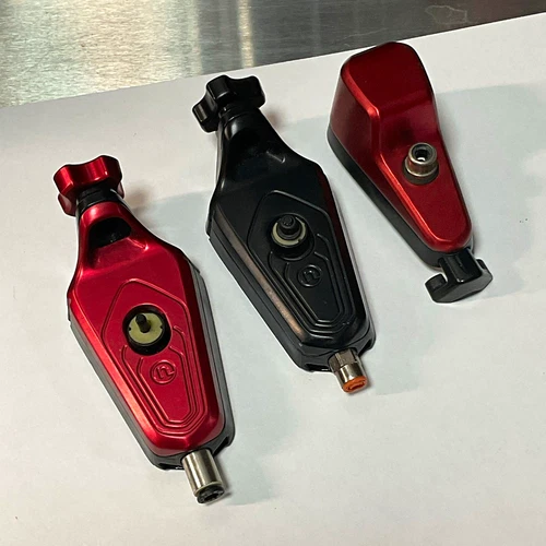 NEUMA HYBRID BLACK AND RED TATTOO MACHINES AND ELECTRIC MODULE RARE FIND - product listing photo