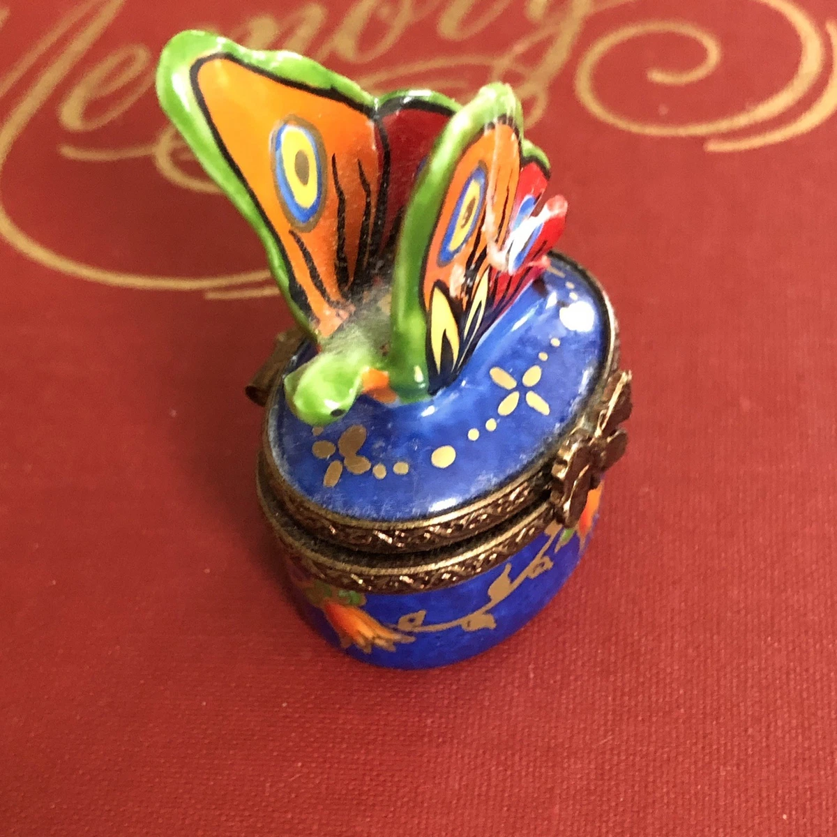 Butterfly Box In Collectible Decorative Trinket Boxes for sale | eBay