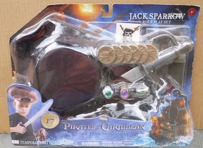 Disney Pirates of the Caribbean JACK SPARROW Child Costume Small (4-6) 2011 NEW