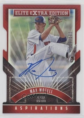 2015 Panini Elite Extra Edition Aspirations Auto 29/100 Max Wotell #89 Auto 0b3
