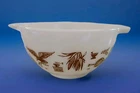New ListingPyrex Early American Cinderella 441 Nesting Mixing Bowl 1 1/2 Pt White Brown