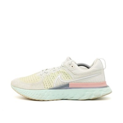 Nike Damen React Infinity Run Flyknit Sneaker EU 42 Weiß/Pastell Leichtgewicht