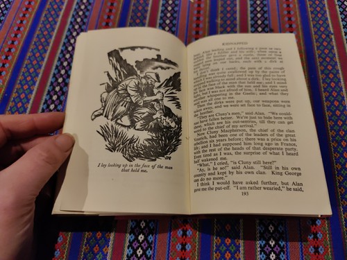 Vintage Buch ENTFÜHRT Robert Louis Stevenson Collins Bibliothek der Klassiker HB - Bild 9 von 9