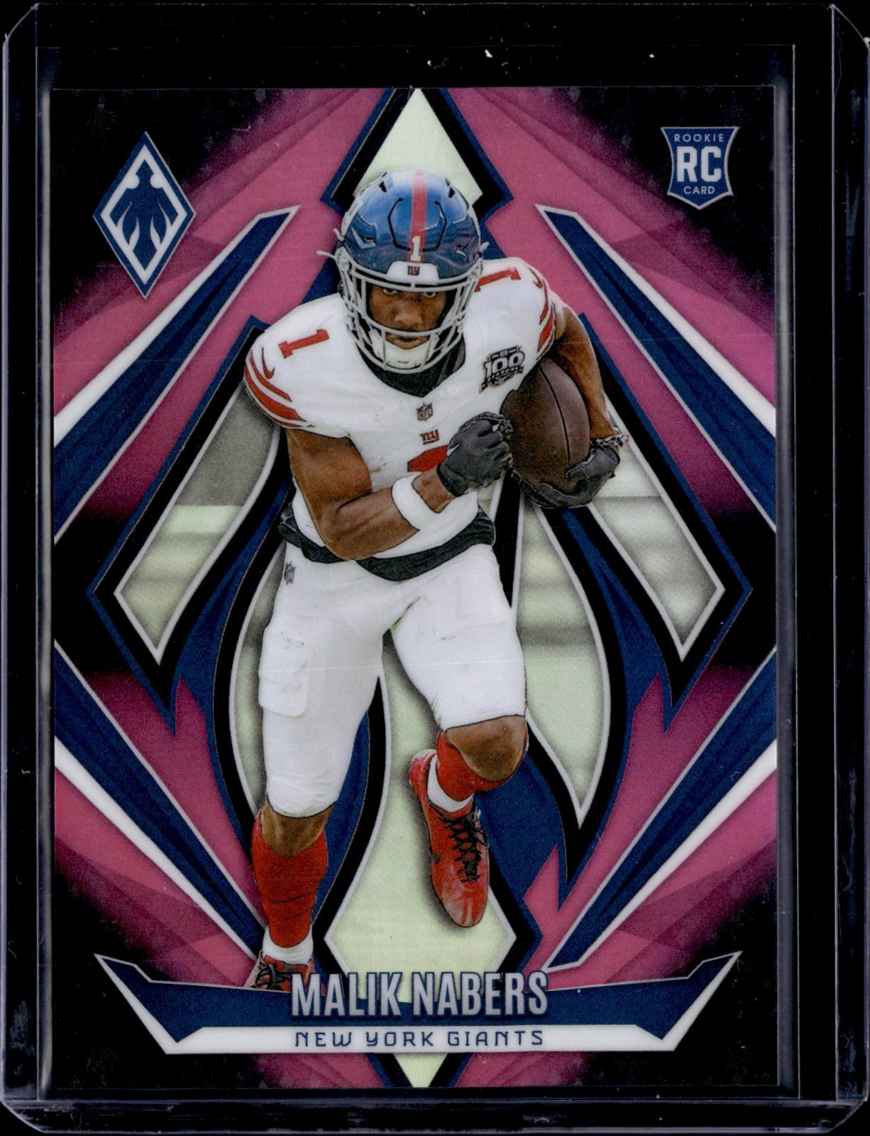 2024 Panini Phoenix-Malik Nabers RC Pink Fade Rookie /88 New York Giants #221