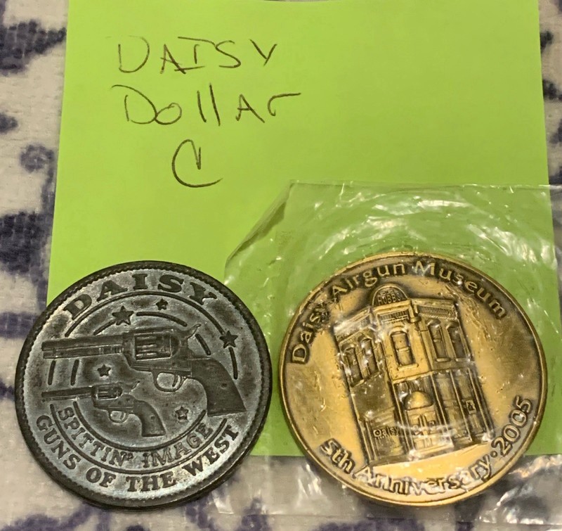 Daisy Airgun Museum 5th Anniversary 2005 Medallion Token Challenge Coin Rare NIP