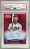 Bryan Acuna 2022 Bowman Sterling #PA-BA Red Refractor Prospect Auto 2/5 PSA 9