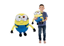 Franco Minions: The Rise of Gru, Super Soft Plush Bob Cuddle Pillow Buddy, NEW 