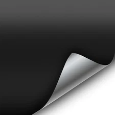 VViViD Matte Black Vinyl Wrap Adhesive Film Air Release 1ft x 5ft, 