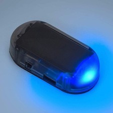 Car Solar Simulated Car Alarm Warning Light For Vehicle Security