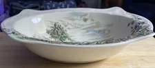 JOHNSON BROS THE ROAD HOME 9" OVAL VEGETABLE BOWL VTG Made In England