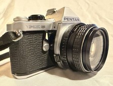 Pentax ME Super 35mm Film Camera  SMC Pentax-M 50mm f/1.7 Lens w/ Case - Tested