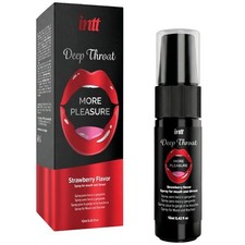 INTT Deep Throat Spray Erdbeere 12ml Oral Sex Rachen Spray More Pleasure OVP