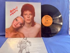 DAVID BOWIE PIN UPS INSERT RS 1003 . ORIGINAL FRANKREICH LP NEAR MINT