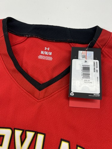 Under Armour Maryland Terrapins Softball V-Neck Jersey Size Medium - Picture 5 of 5