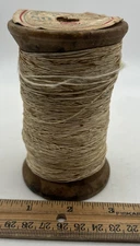 Antique Industrial Thread Wooden Spool American Thread Co. Dragon-Carlisle