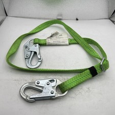 Honeywell Adjustable Web Lanyard w/2 Locking Green 4' to 6' 210TWLS-Z7/6FTGN