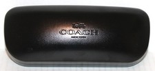 COACH EYE GLASS BLACK HARD CASE NEW WITH CLEANING CLOTH - NO GLASSES