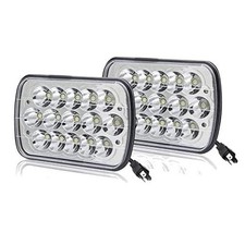 DOT Approved Super bright Pair 5x7'' 7x6''inch Headlights Hi-Lo Beam