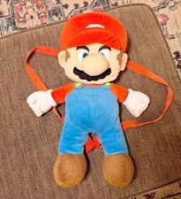 2011 Official Nintendo Seal 18" Super Mario Plush Backpack