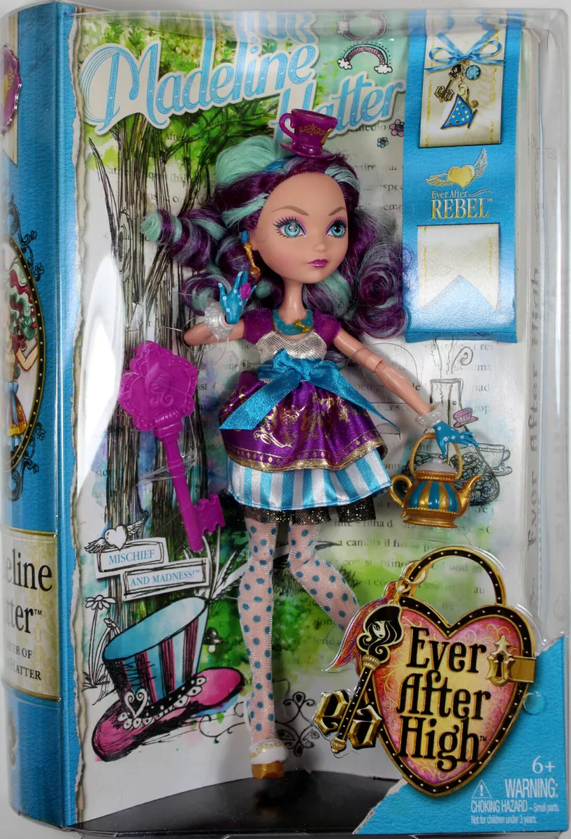 Boneca Ever After High - Madeline Hatter - Princesa Valente Mattel