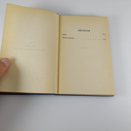 Sapho Manon Lescaut by Alphonse Daudet, Antoine F. Prevost Modern Library HC - Picture 10 of 14