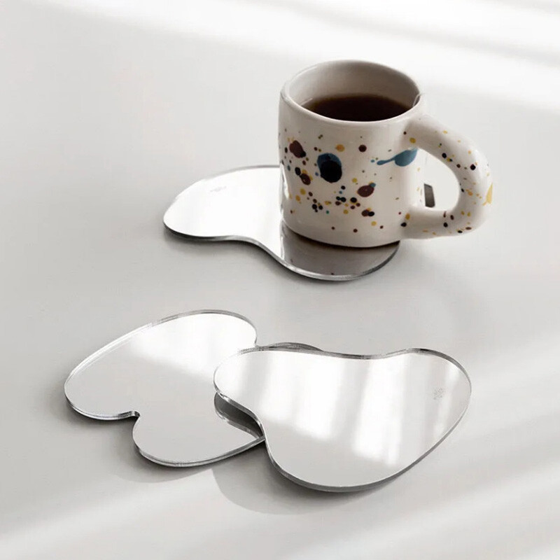 Acrylic Placemat Set Chic Nordic Style Design, Perfect for Dining