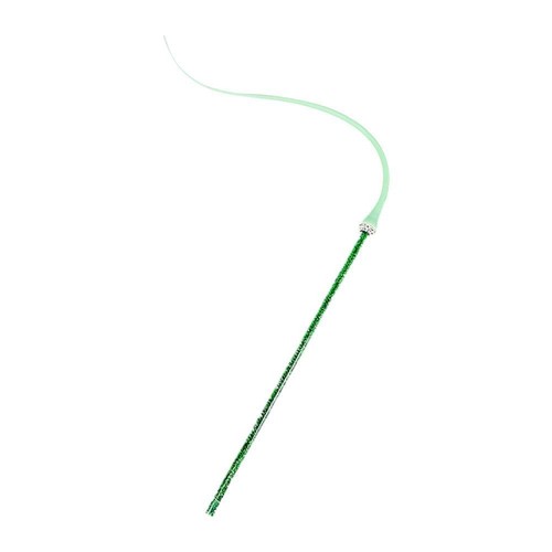 Coda di topo simulata gatto giocattolo gatto teaser divertente bastone silicone coda lunga N EW I7U4 - Foto 11 di 17