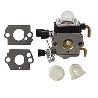 Pack Of Replace Zama Carburetor + Primer Bulb + Carb Gasket For Stihl Fs38 F on sale Pack Of Replace Zama Carburetor + Primer Bulb + Carb Gasket For Stihl Fs38 F on sale