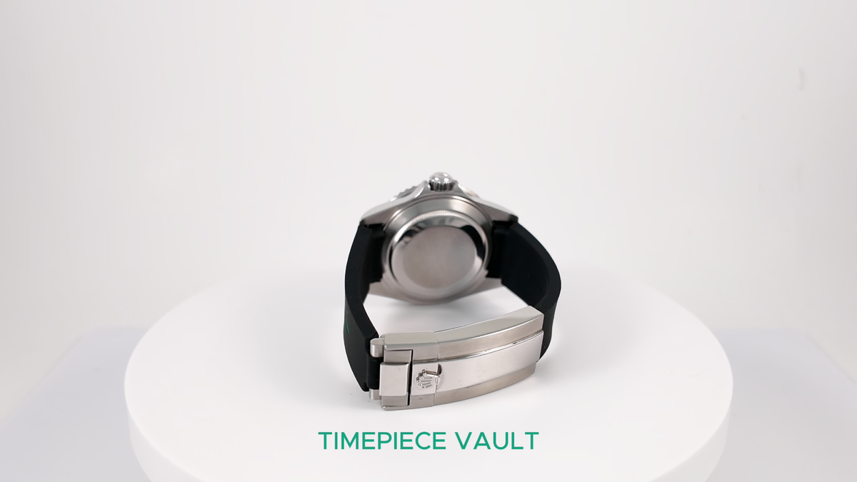 ROLEX SUBMARINER 16610 SS NO-HOLE 40MM MALACHITE DIAL CERAMIC