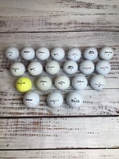 Lot Mixed Brands 20 Golf Balls Nike Wilson Top Flite Titleist Taylor Pinnacle