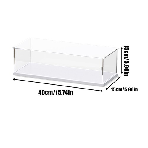 Acrylic Clear Display Case Toys Car Model Box Dustproof Art Collectibles Storage - Bild 34 von 51