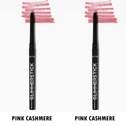 NEW Avon Glimmersticks Retractable Lip Liner / PINK CASHMERE / SET OF 2 - Picture 6 of 12