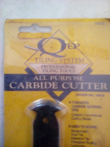 '98 Qep Tiling System Carbide Cutter Backerboard Tungsten Carbide Scoring Tip - Picture 3 of 3